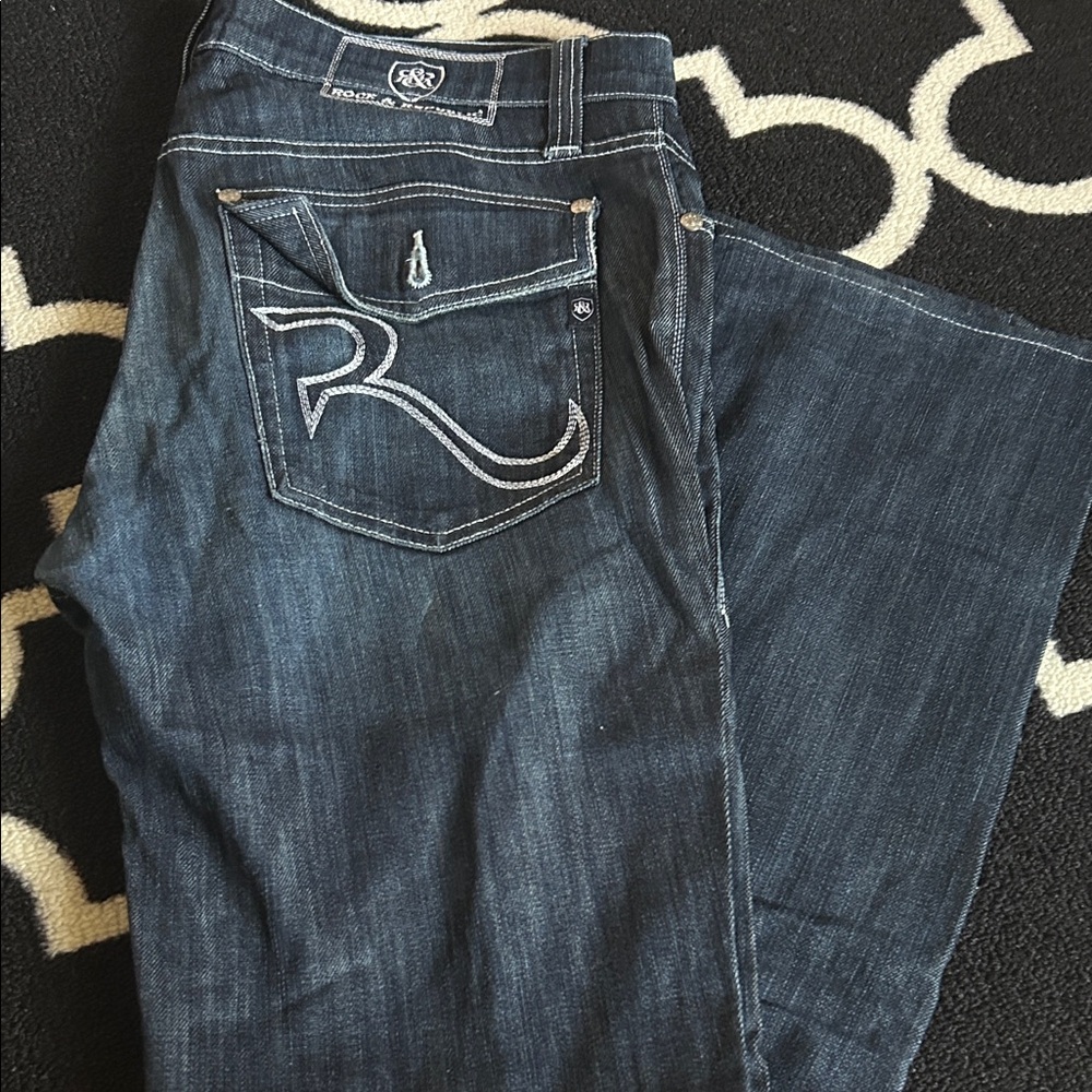 Rock & Republic Dark Blue Flare Jeans